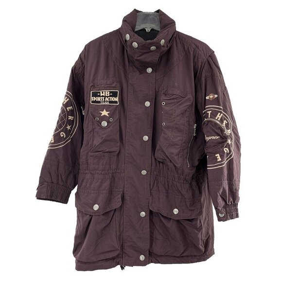 Bogner Women's Purple Jacket‎ Parka Size 10 Oversized WinterGear - Picture 1 of 15